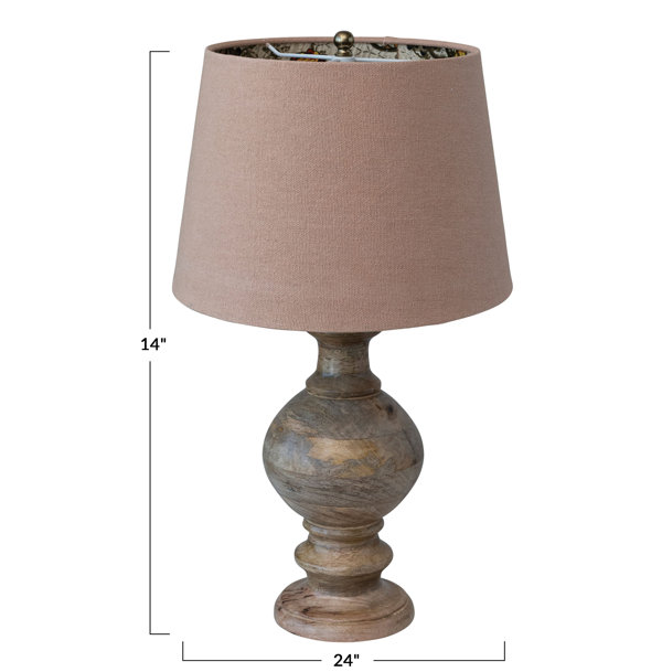 Solid wood 2024 table lamps